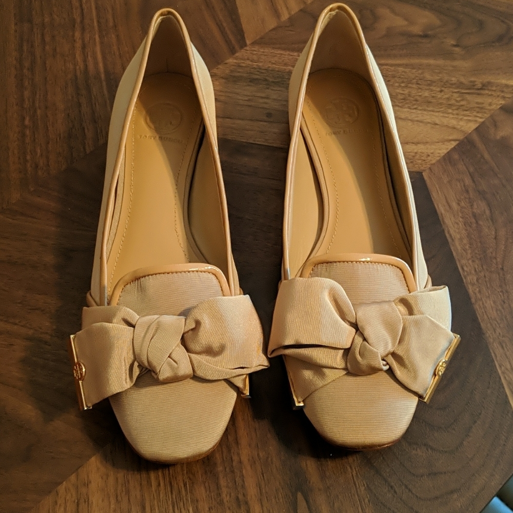 Tory Burch penny smoking slipper